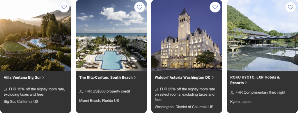 Featured Fine Hotels + Resorts Special Offers