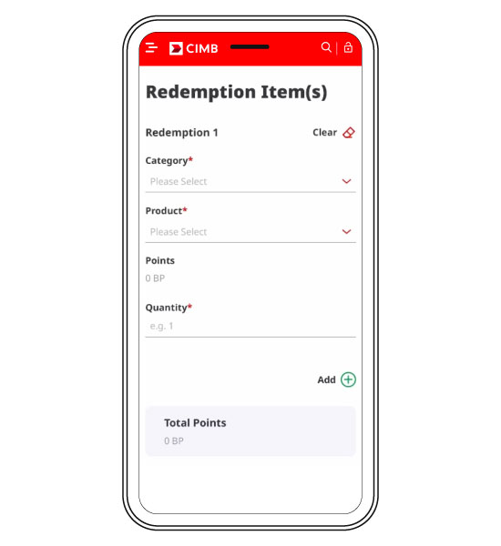Redeem CIMB Bonus Points - Step 2