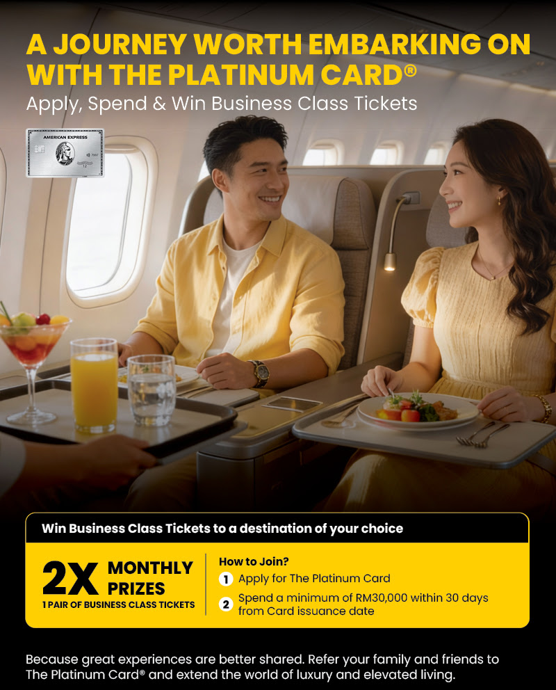 unnamed Maybank The Platinum Card Apply, Spend & Win Business Class Tickets Campaign