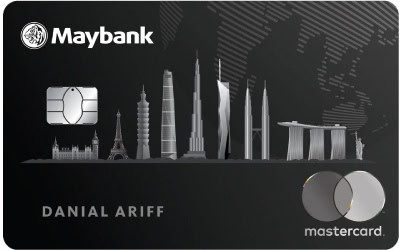 Maybank World Elite Mastercard 信用卡正面圖